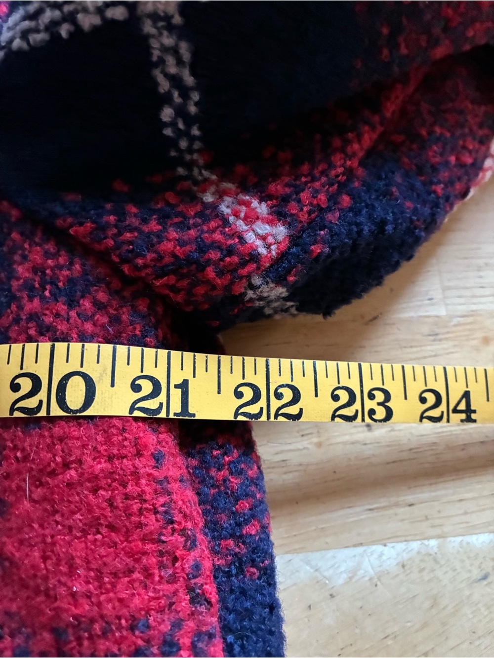Levi’s Plaid Red & Navy  Sherpa Lined  Shacket Coat Size Medium - Picture 11 of 12